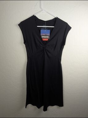 NWT Patagonia Bandha Dress Black Women's Medium 58729 NEW